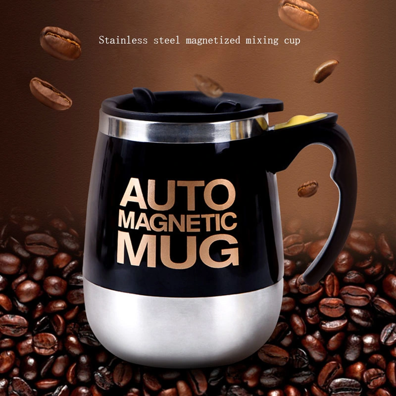 Custom Logo 400ml Auto Self Stirring Coffee Mug Electric Blender Promotion Gifts