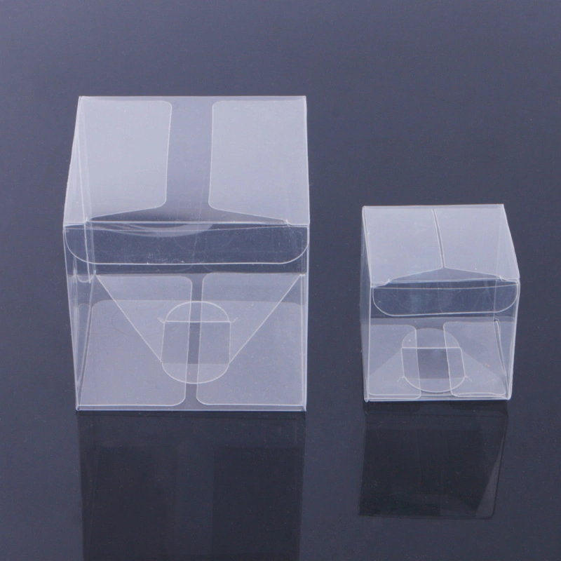 Heißer Verkauf Transparent gedruckt Kunststoff PVC-Box Spielzeug-Paket klein Kunststoff Kosmetische Box PVC Verpackung