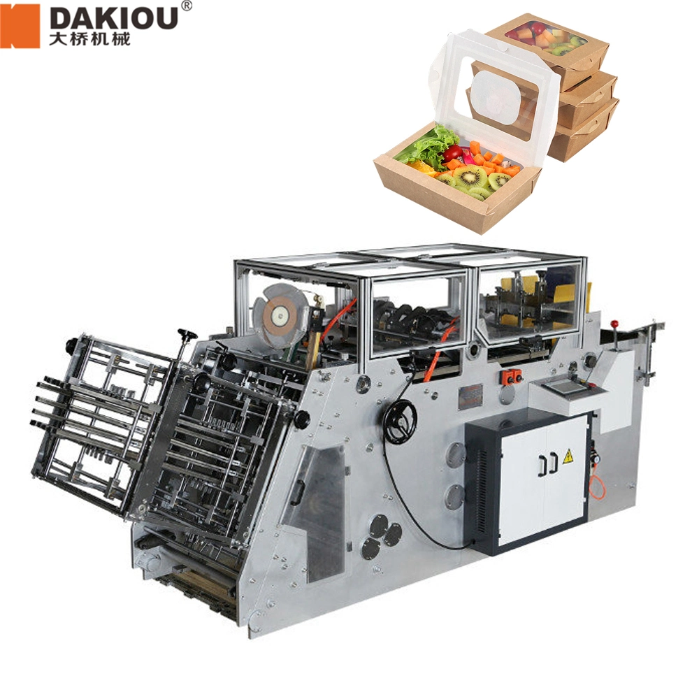 Dakiou Papierkarton Food Tray Box Herstellung Maschine Preise