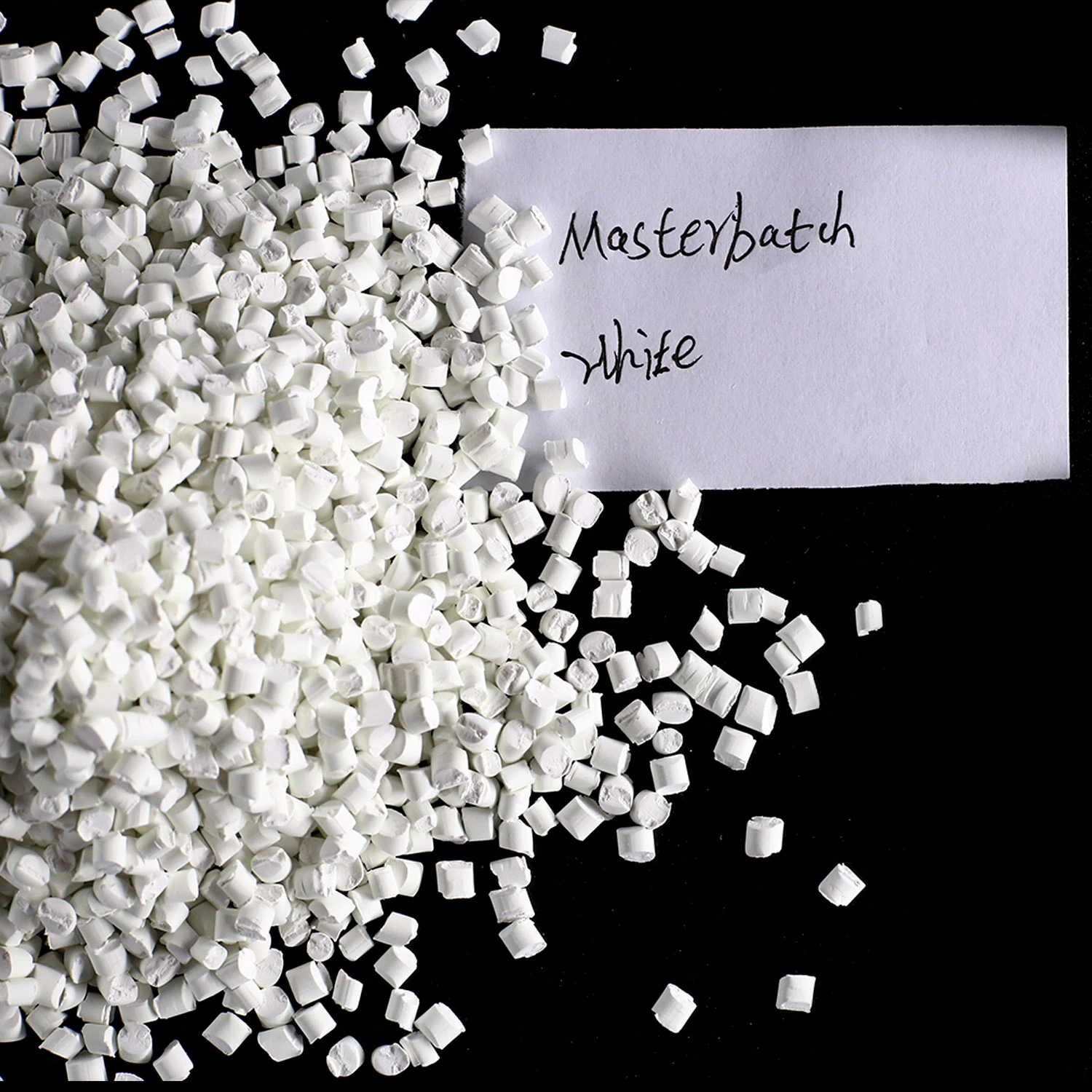 White Plastic Masterbatch Manufacturer Particle for Pipe Shopping Bag Box