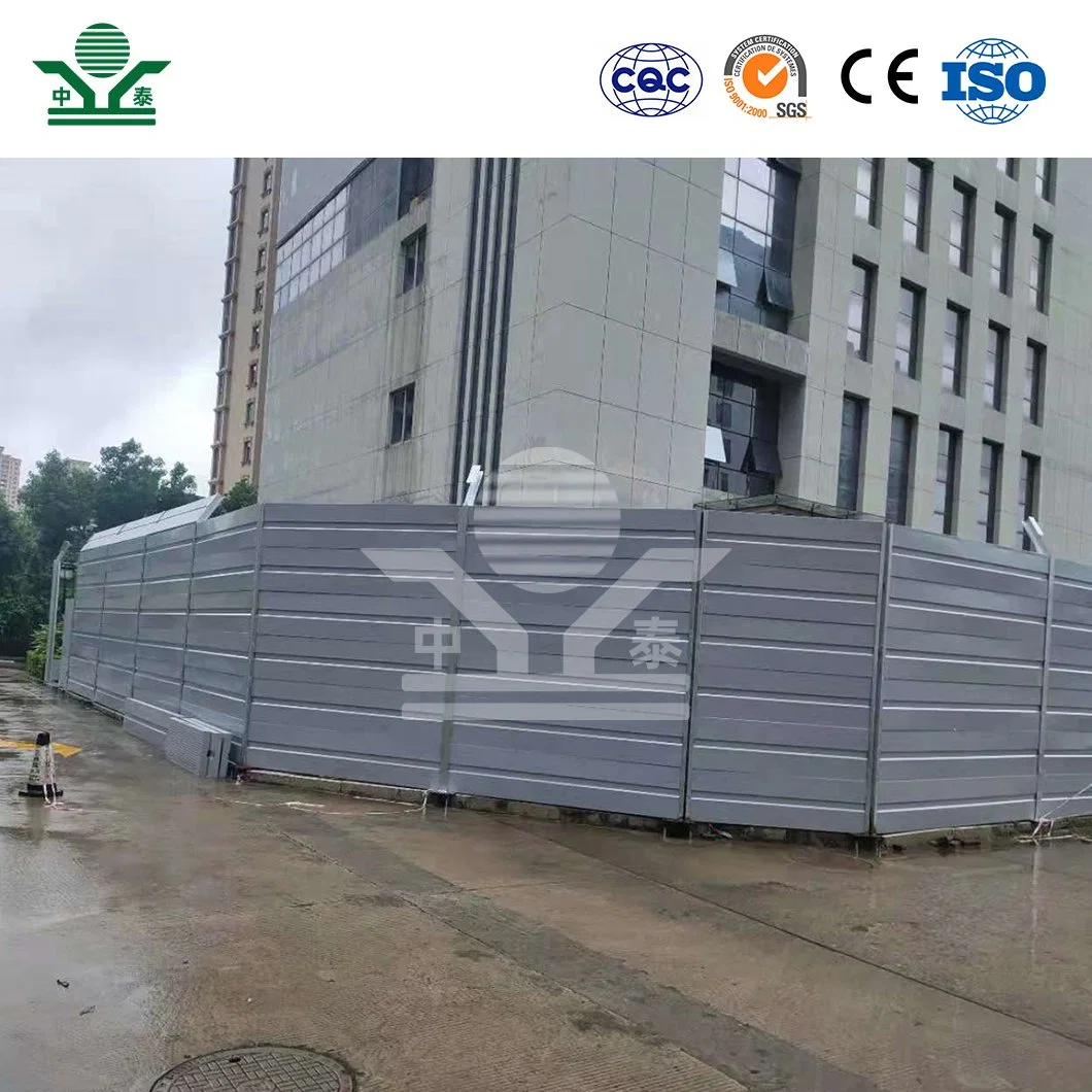 Zhongtai Barrière acoustique perforée concave et convexe de fabrication chinoise Barrière d'eau extérieure en acier inoxydable Matériau de plaque d'usine Barrière acoustique.