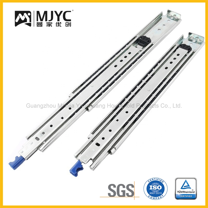 Locking Triple Extension Heavy Duty Kitchen Cabinet Box with Handles Hardware for Tool Drawer Slides Rails Telescopic