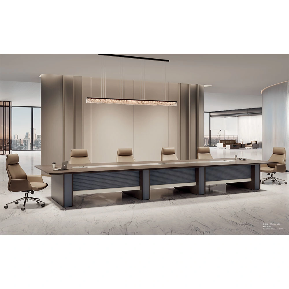 Modern Luxury Large Office MDF Boardroom Negotiation Office Meeting Furniture Conference Room Table