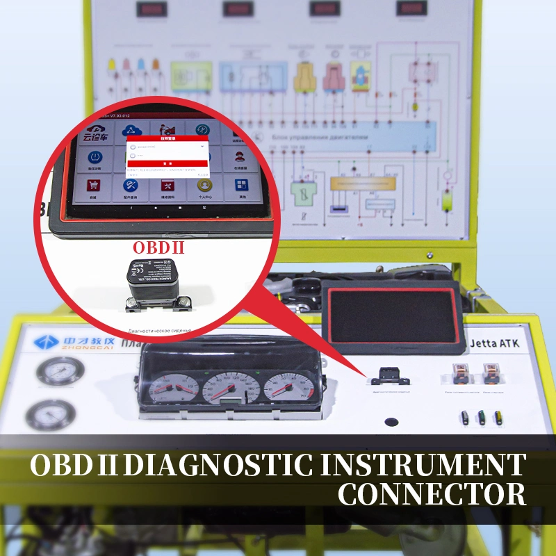 Automotive Sensors Teaching Board Automotive Electrical Training Equipment