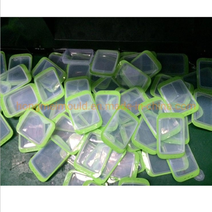 Plastic Mold for Fresh Box Two Color Injection Mold Transparent Container One Time Molding High Precision Daily Necessities Household Mould Manufacturing