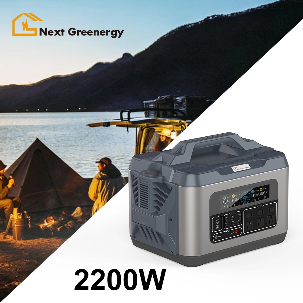 Nextgreenergy 500W 1000W 2000W Ncm Lithium Ion Battery Fast Charge Portable Power Station