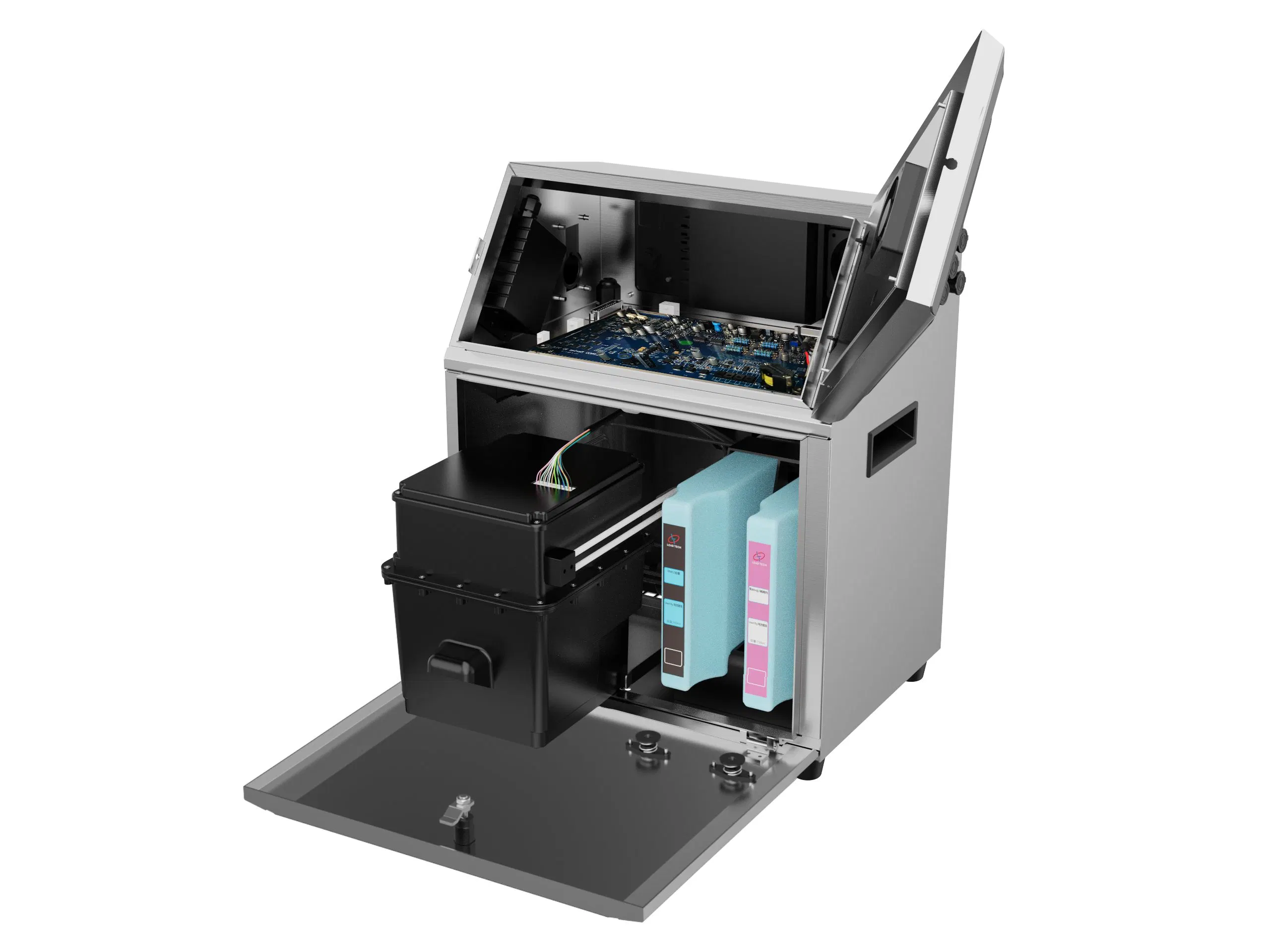 Leadtech Cij Continuous Inkjet Printer Flow Systems Zur Kunststoffkodierung