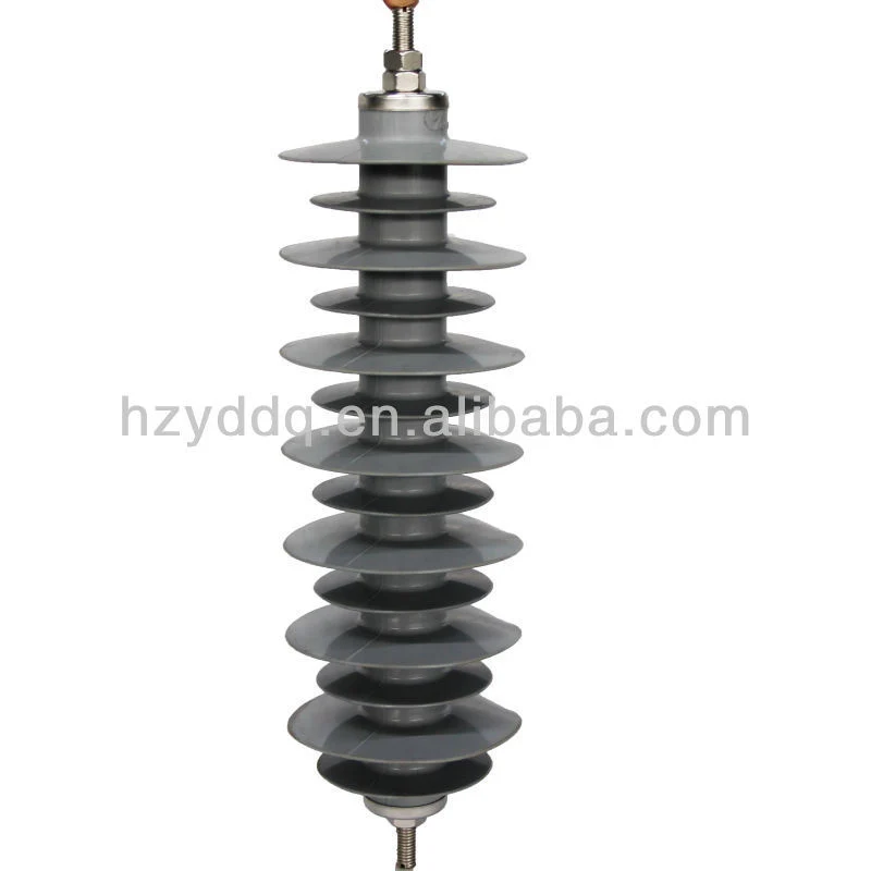 Power Transmission 102kv Silicone Rebber Lightning Surge Arrester Manufacturers