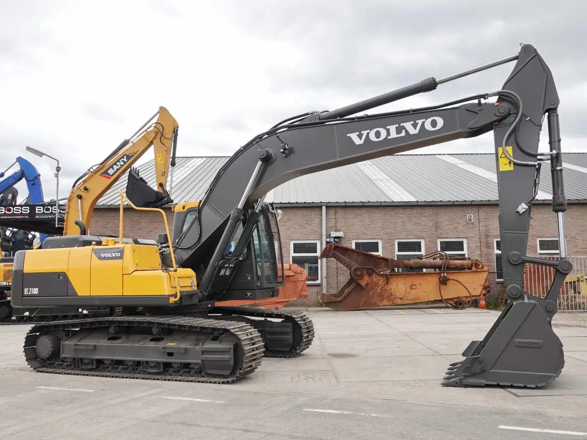 Excavadora De Rastreadores Usado Hydraulische Raupenbaumaschine Aus Zweiter Hand Ausrüstung Hochleistungs-Bagger Volvo Ec210 Gebrauchte Raupenbagger