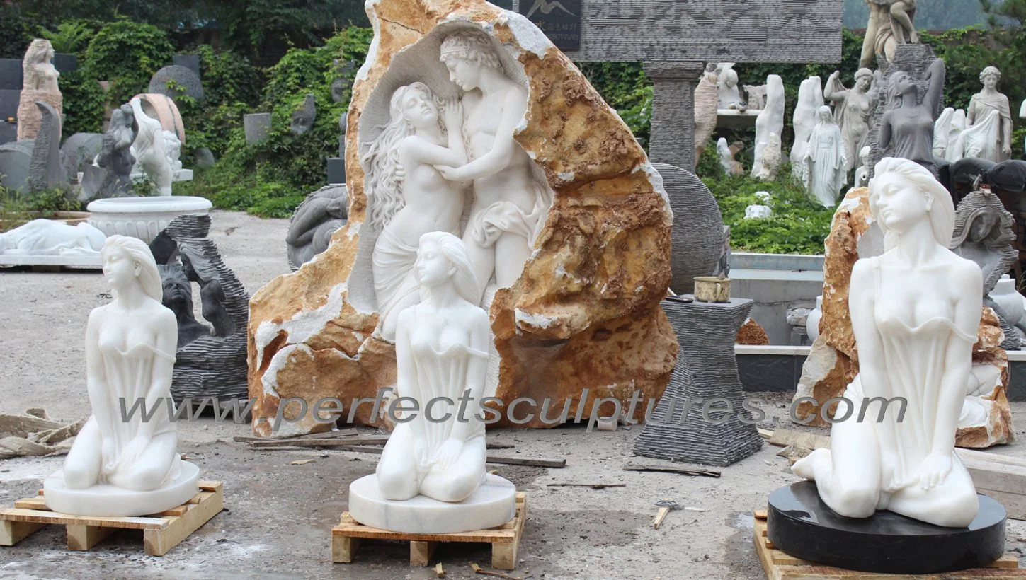 Modern Art Sculpture Stone Marble Naked Lady Nude Female Woman Statue (SY-X1731)