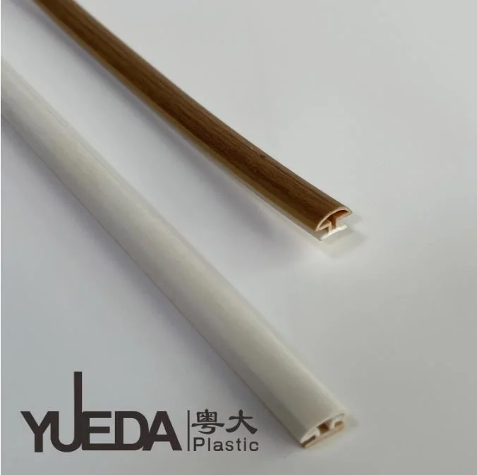 Tiras de plástico Yueda PVC Bone Strip para bandagem de Sofa Edge Tira de vedação em forma de T.