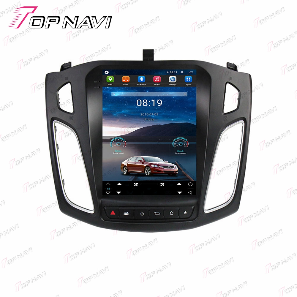 for Tesla Style 9.7 Inch Android Vertical Screen Car Radio GPS Multimedia Stereo for Ford Focus 2012 2013 2014 2015 2016 with GPS Navigation