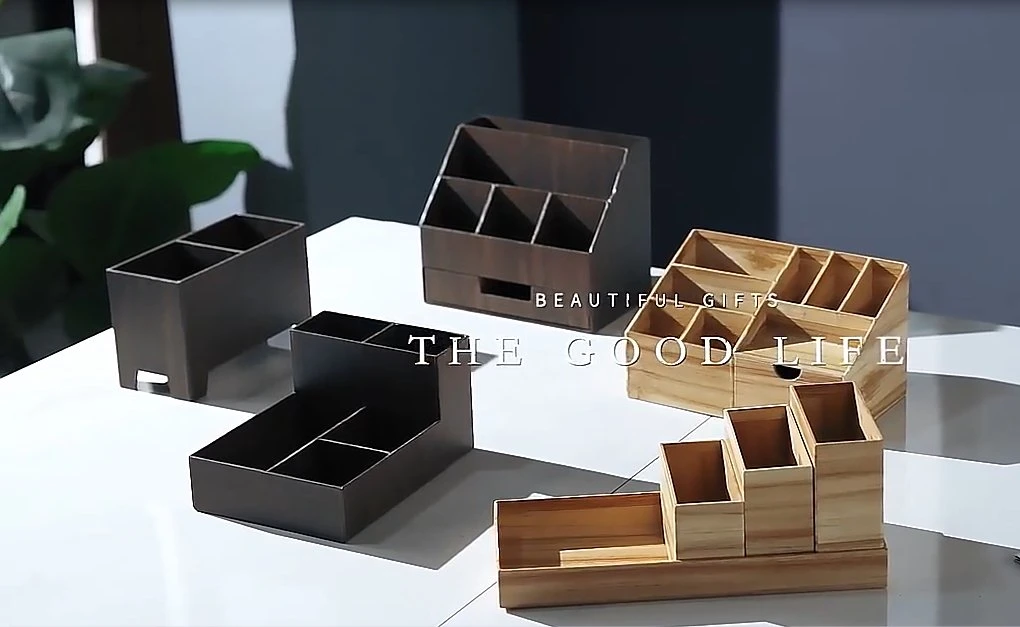Eco-Friendly Cardboard Dividers Other Office Desk Organizer with Pen Holders