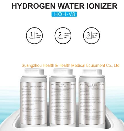 El hidrógeno dispensador de agua para la familia y la Oficina de la salud Hoh-V8