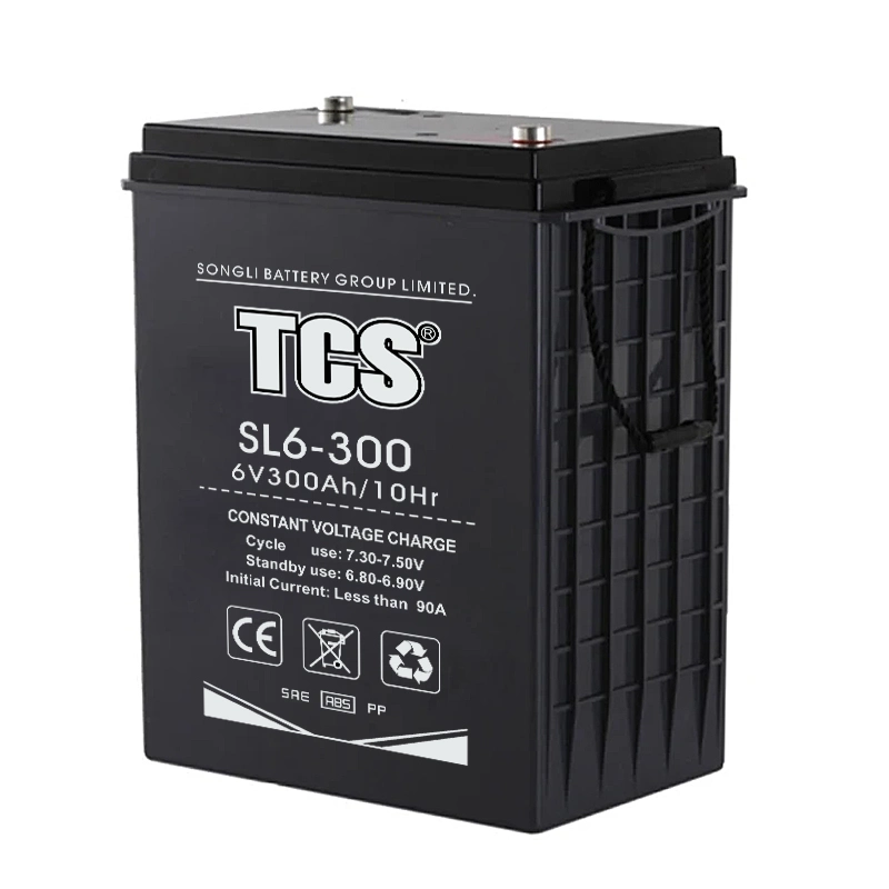 SL6-300 6V300Ah Grid Energy Storage Lead Acid Battery Charging 12V Solar Battery