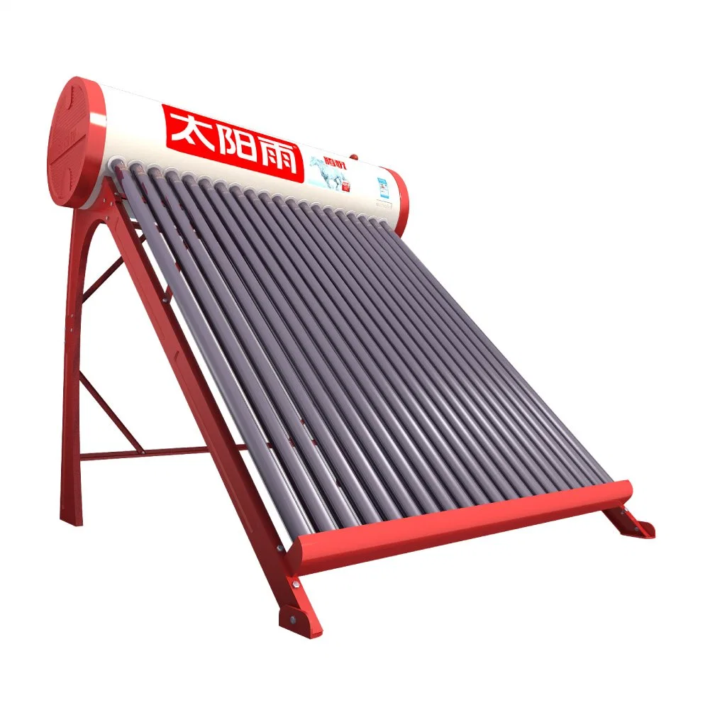 Heißer Verkauf 100 200 300 Liter Vakuum-Rohr Solar Geysir Hybrid Solar Water Heater