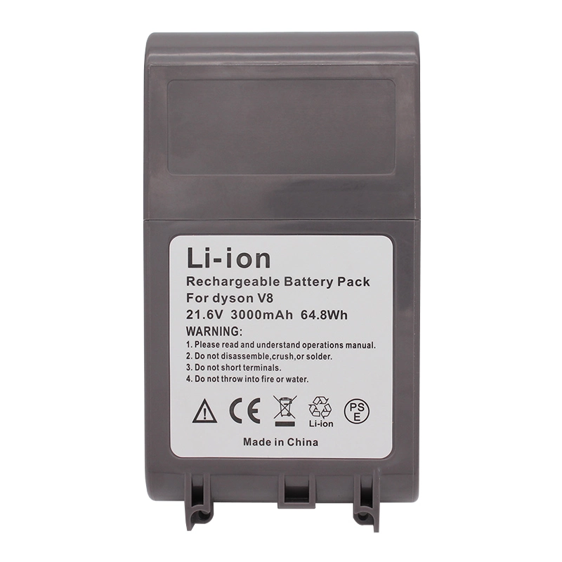 21.6V 3000ah High quality/High cost performance  Rechargeable Li-ion Battery for Dyson V8 Replacement