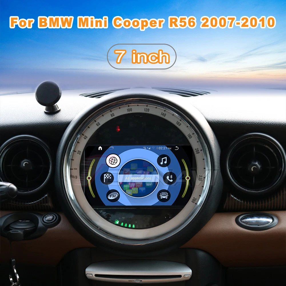 Android 11 Auto Stereo Auto Multimedia Player für Mini Cooper R56 2007 2008 2009 2010 4+64GB Autorradio