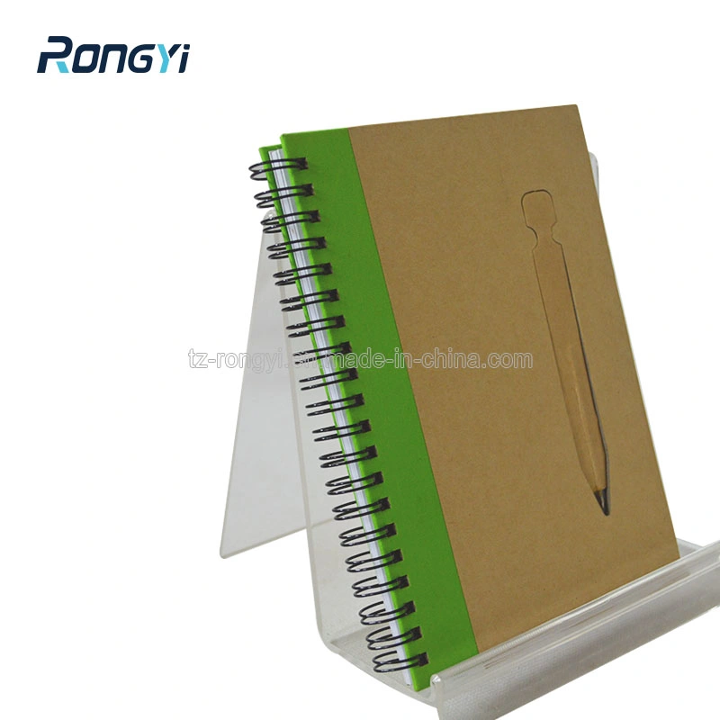 Papel A5 Cuaderno de espiral cubierta de naves de la escuela de la Oficina de la oferta de artículos de papelería Rongyi