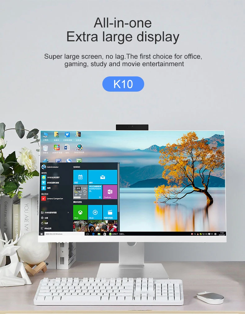 Aio PC Meeting Room Industrial Interactive Capacitive Touch Panel WiFi USB-C Bluetooth