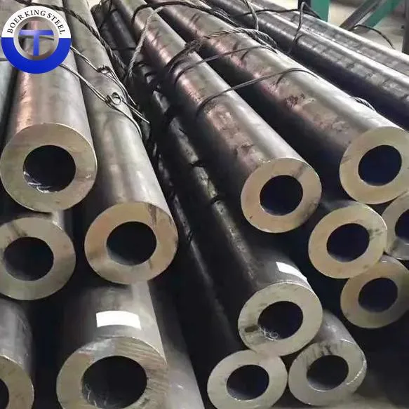 Black Annealed ASTM A210 St52 St35.8 DIN 1629/4 Round Alloy Carbon Steel Pipe