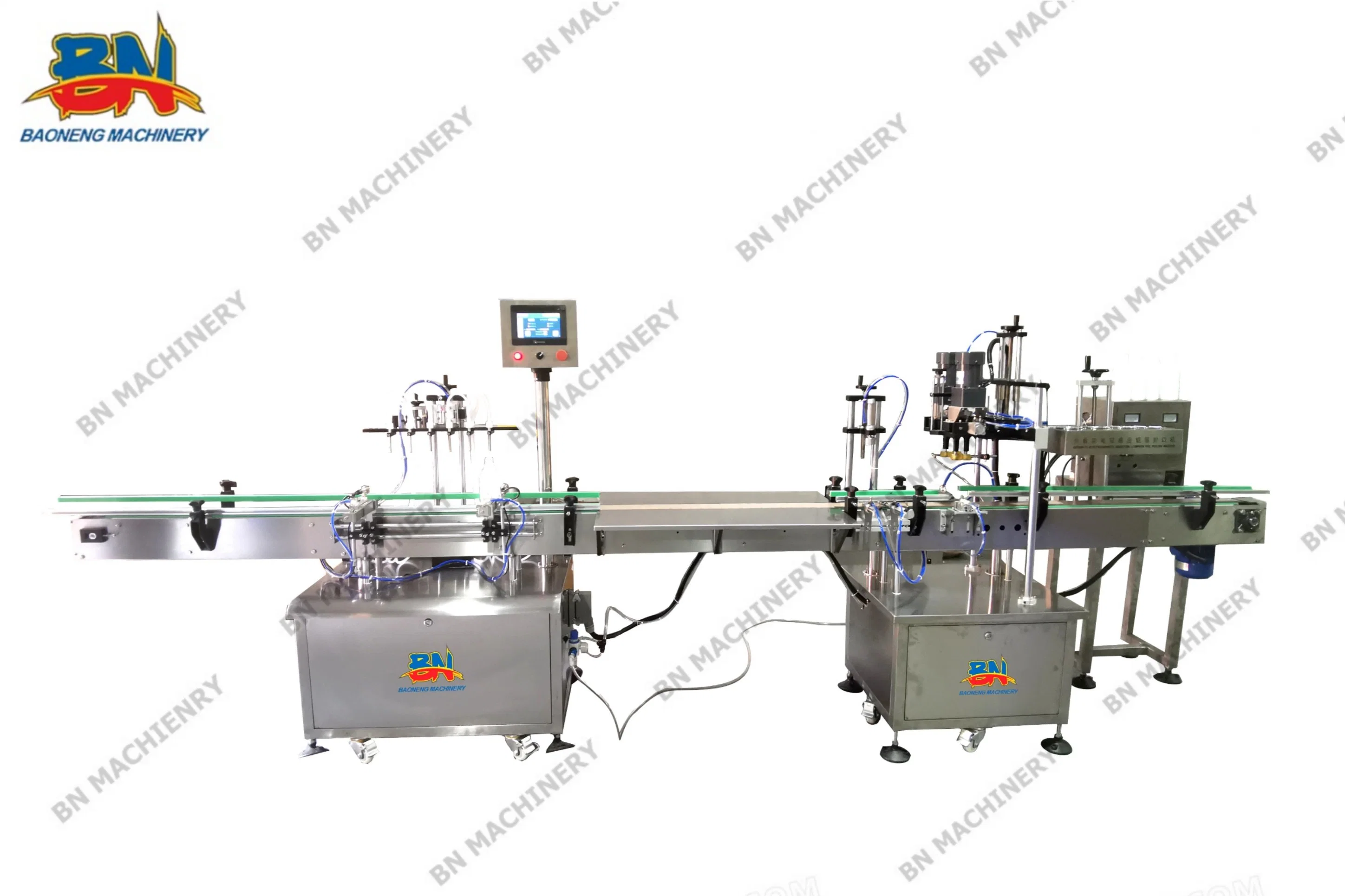 Auto Bottle Liquid Filling Machine with Capping Sealing Equipment
