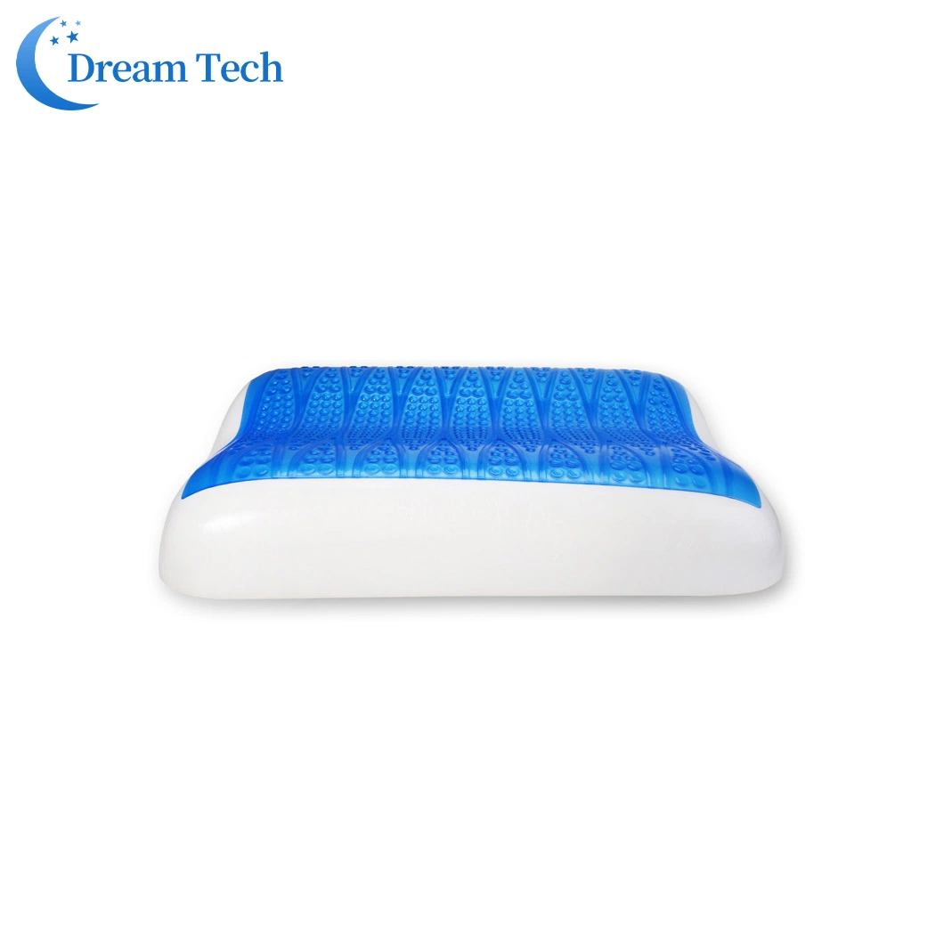 Comfort Summer Silicone Ice Visco Memory Foam Cool Ice Gel Cooling Pillow