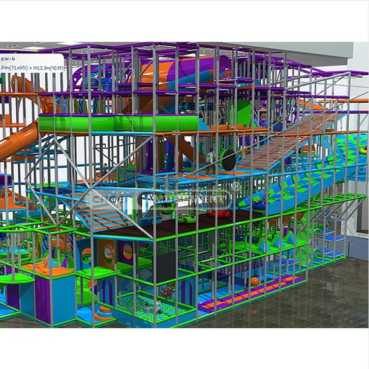 One-Stop Service 12.3m High Indoor Kids Play Fun Center in a Giant Shopping Mall by Cheer Amusement