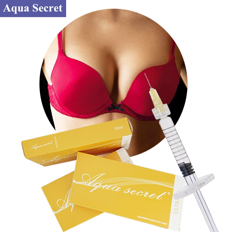 10ml flacon Hyualronic de remplissage de l'acide Aqua Secret de remplissage Derma Gel Breast Implants