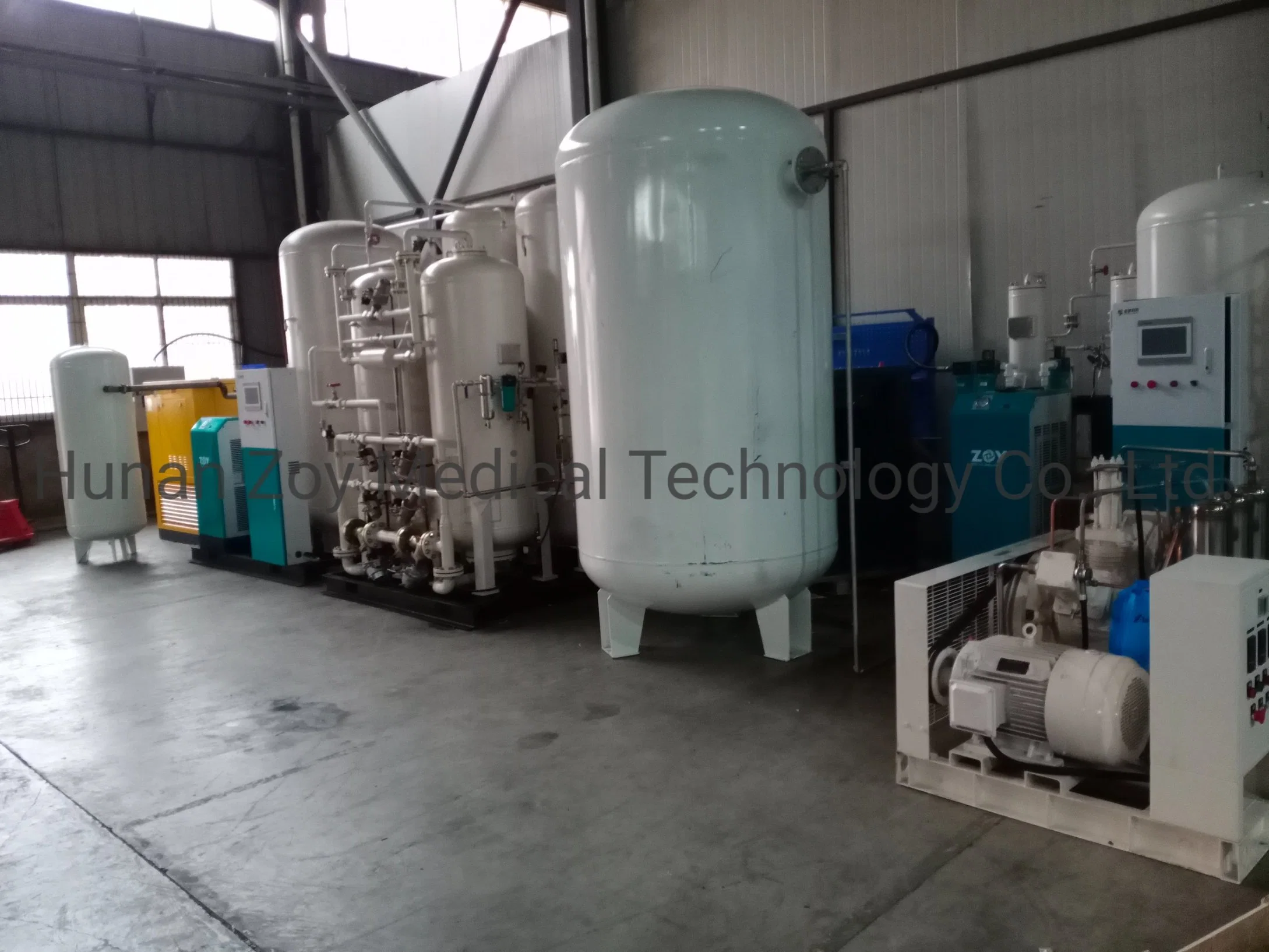 PLC Control 20 Nm3/H Psa Oxygen Generator Oxygen Gas Production Plant