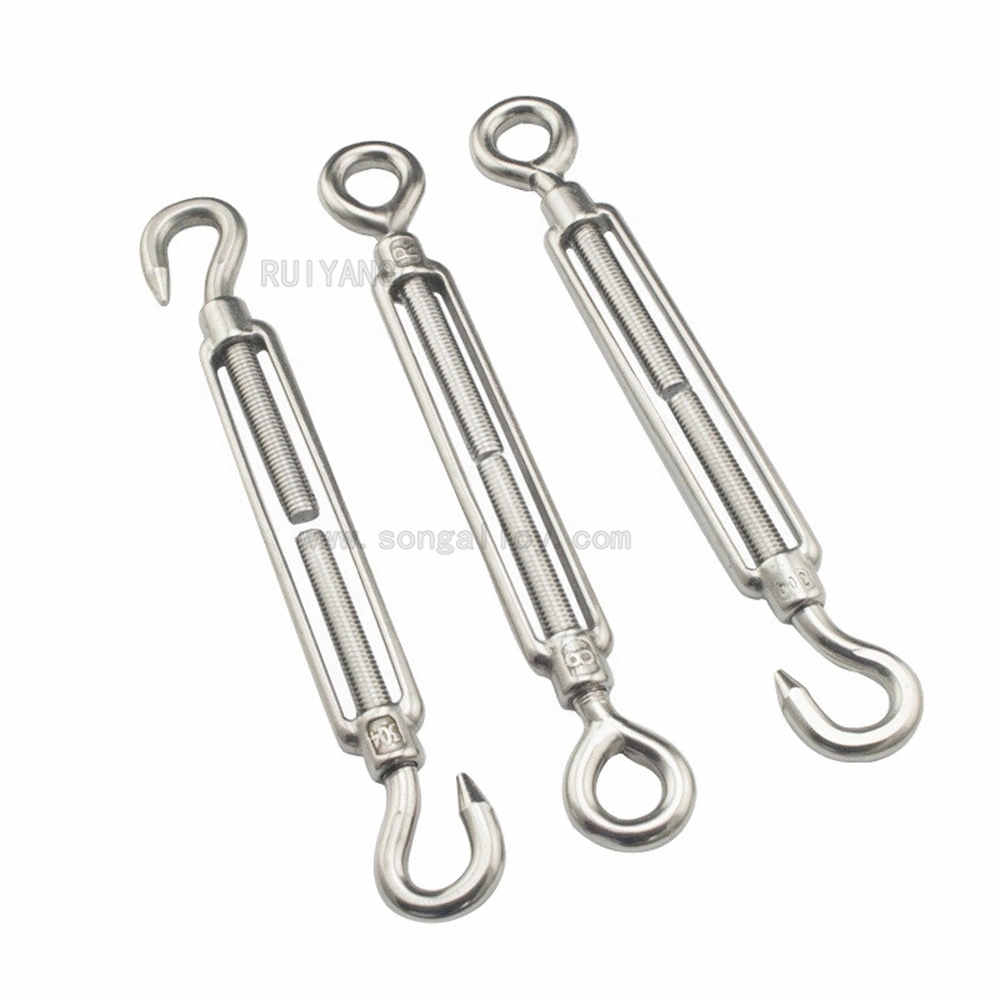 Stainless Steel Turnbuckle with Hook&Eye / Hook&Hook / Eye&Eye /Jaw&Jaw