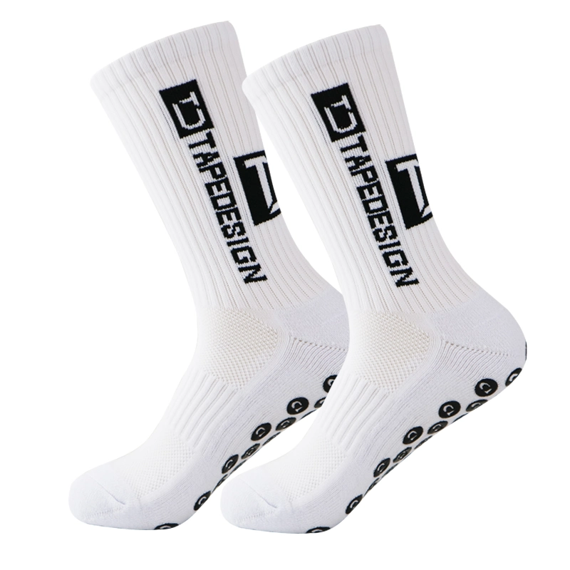 Anti-Slip Football Socks Men Women Non-Slip Soccer Basketball Tennis Sport Socks Grip Cycling Riding Socks 38-45