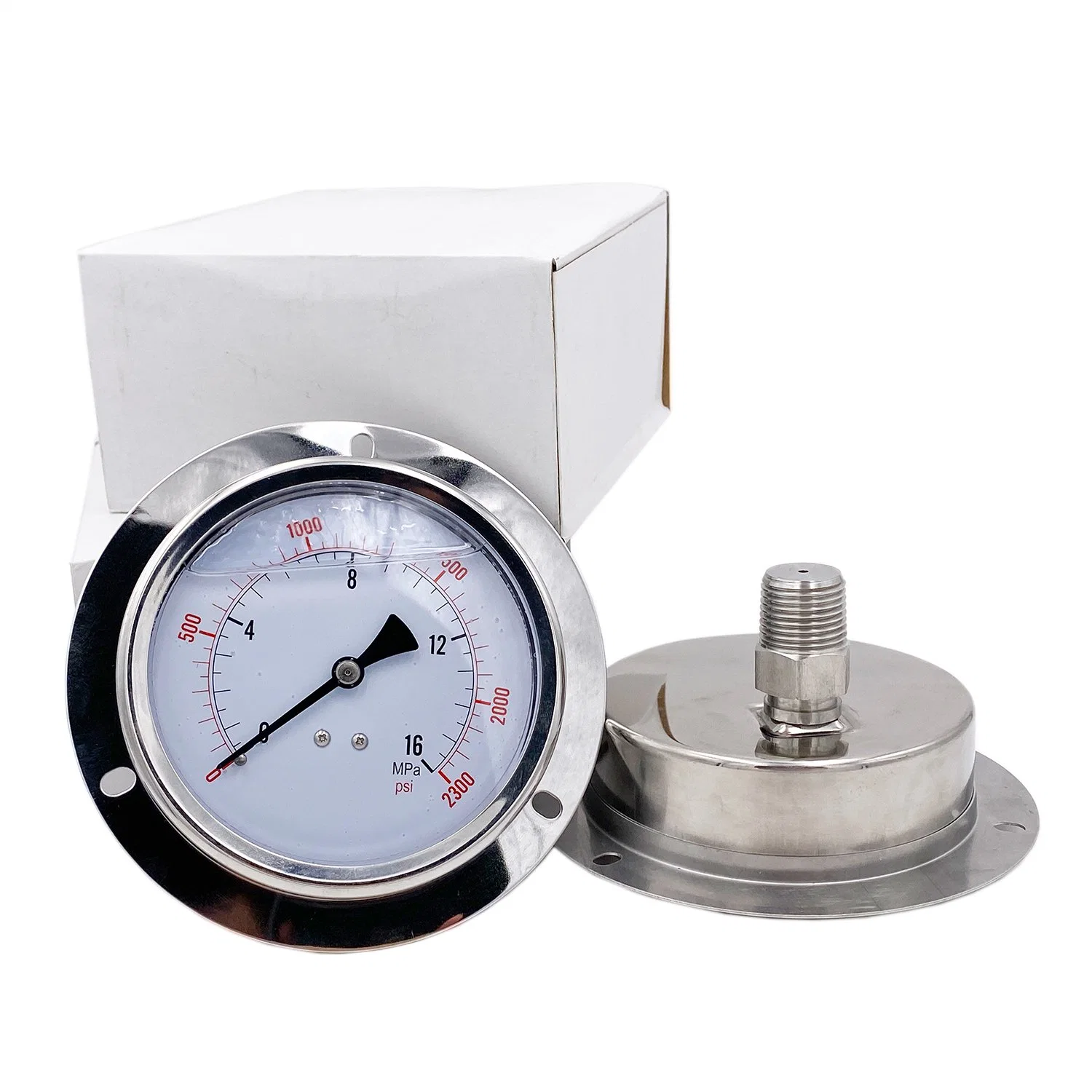 Custom Made BSPT PT Thread Pressure Gauge Manometer Hydraulic Gauge