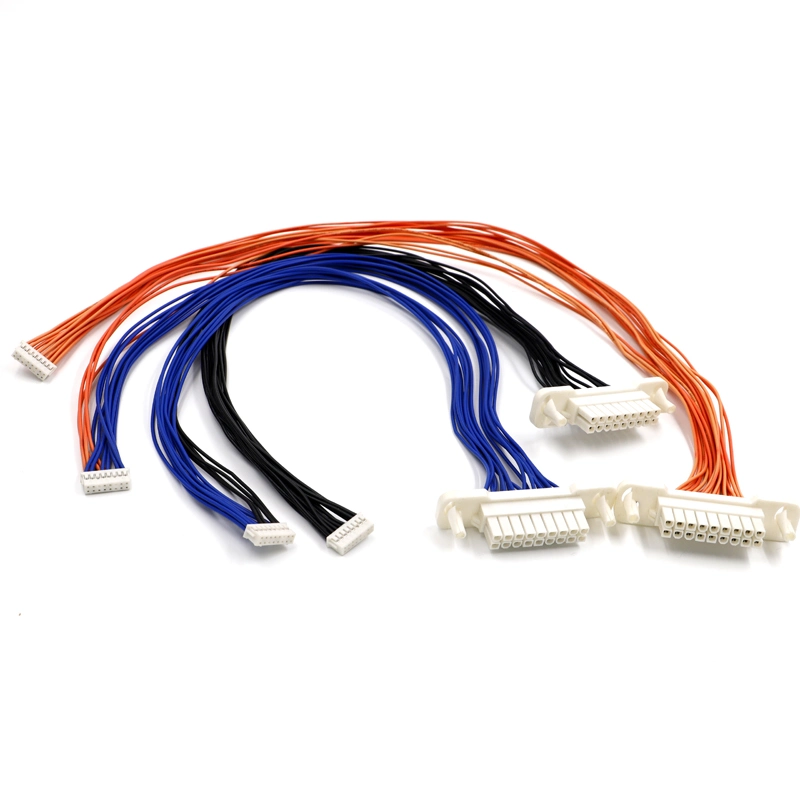 Customized Zh pH Eh Xh 1.0 1.25 1.5 2.0 2.54mm Pitch 2 3 4 5 6 Pin Connector Custom Electrical Jst Molex Wire Harness Terminal Cable Assembly