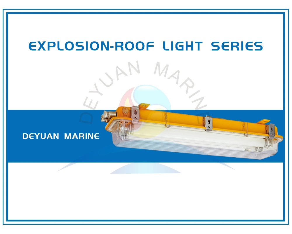 Marine Explosion Proof waterproof Fluorescent Pendant Lamp Fixture 2X20W