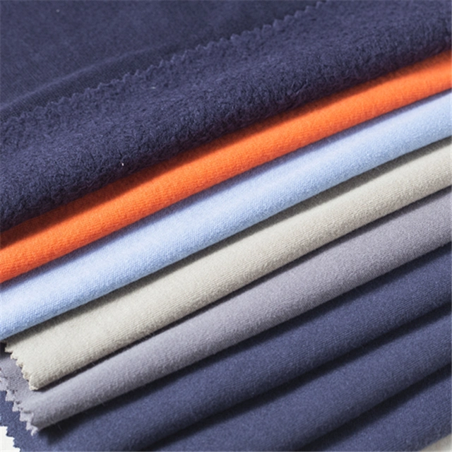 300GSM 100 Cotton Knitting Knit Rib Flame Retardant Resistance Fr Fabric