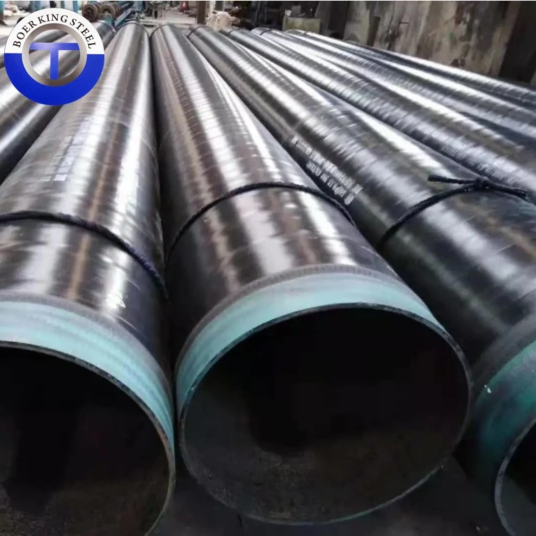 API 5L Gr. B X42 X46 X52 External 3PE Coated Internal Plastic Coating Seamless Steel Pipe