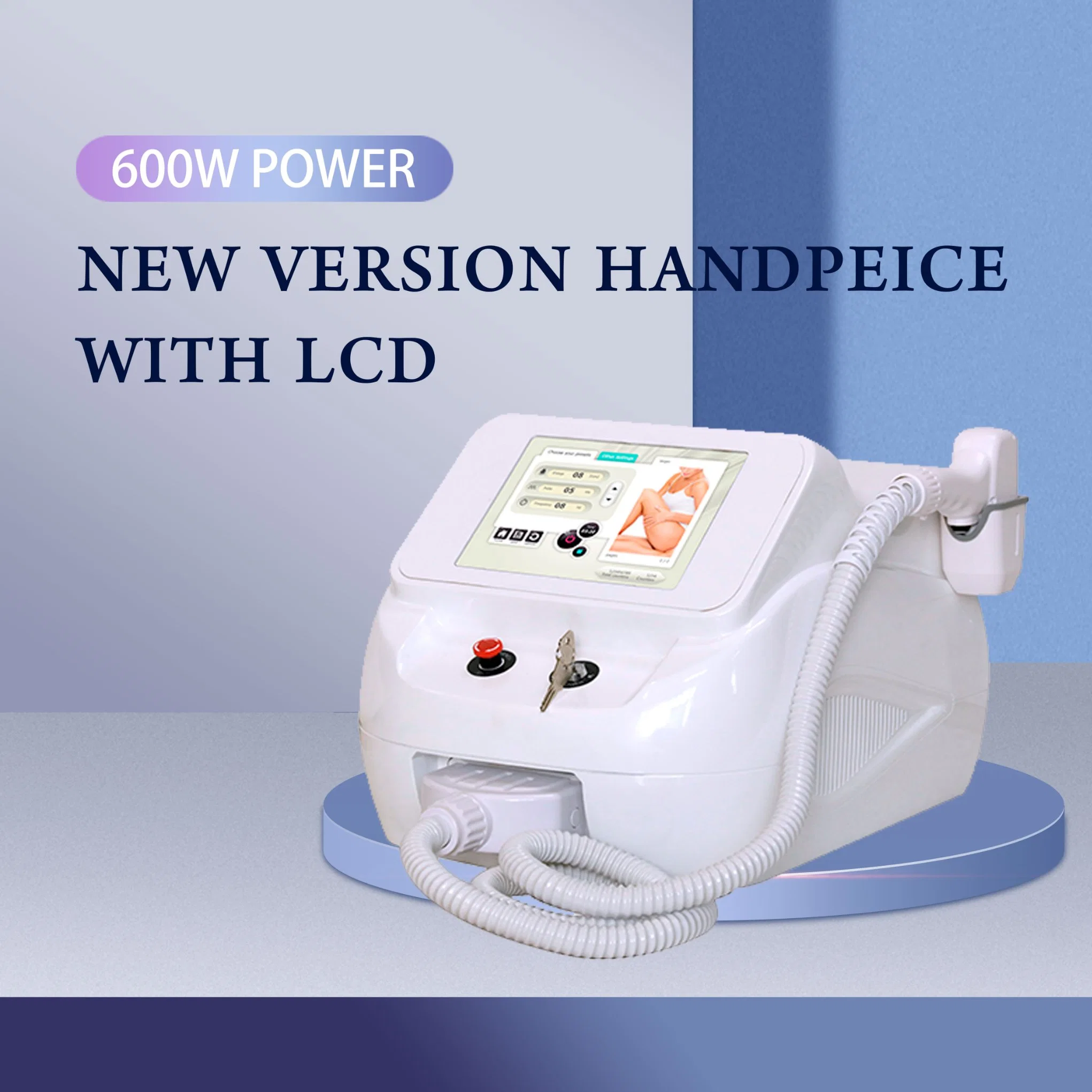 2023 Weifang Km Portable Mini Laser Diode Hair Removal Device 808nm Diodo Laser Depilacion Machine Hair Salon Treatment