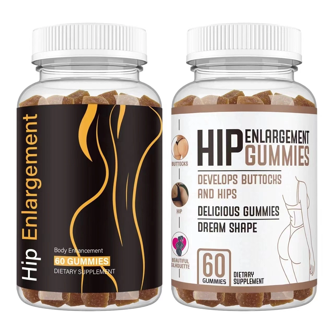 Health Manufacturer Wholesale/Supplier Price Hip Bigger Butt Hip Enlargement Butt Enlargement 60 Gummies