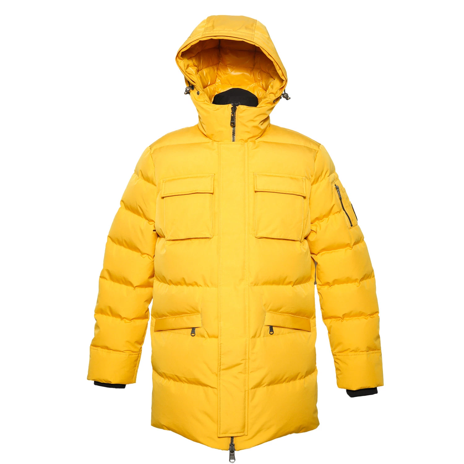 Wholesale/Supplier OEM/ODM 2023 Winter Men Nv-023 Quited Regular Windproof Streetwear Hooded Slim Middle Weight Cotton-Padded Clothes Down Jacket
