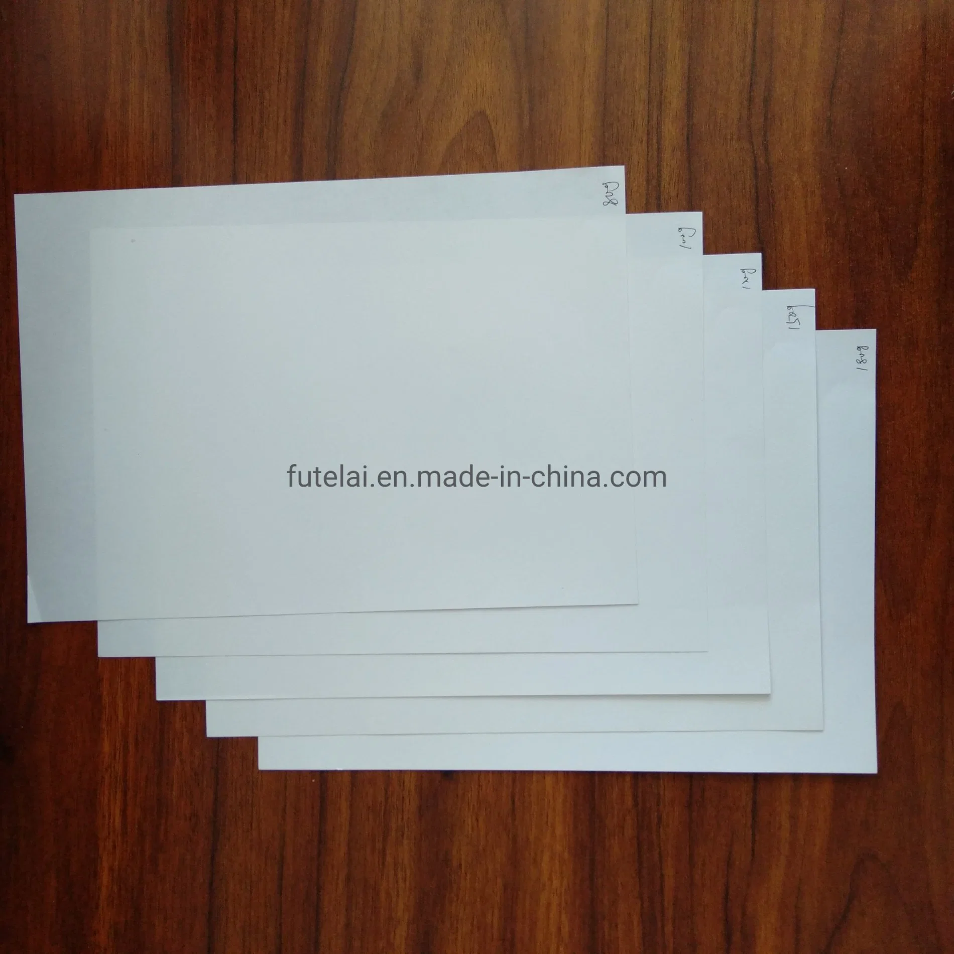 Papier recyclé écologique blanc de 100 % pour le message d'accueil des étiquettes de bloc-notes Papier pour copie de carte
