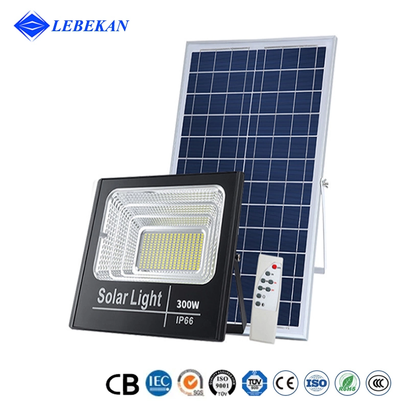 200W 100W ABS Outdoor Solar Street Garden Reflectores Exterior Security Flood Lights