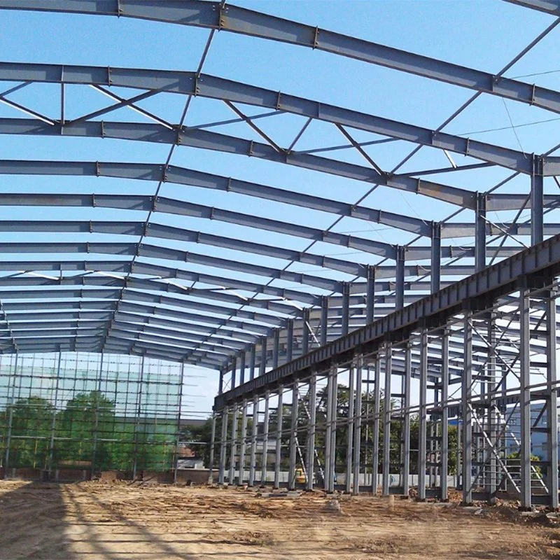 Custom Prefabricated Welding Heavy Steel Framing Systems with Wall Cladding Panel