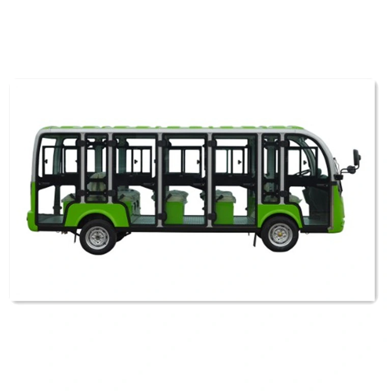 14 Seats off Road Battery Powered Classic Shuttle Enclosed Electric Sightseeing Car with Ce Certificate