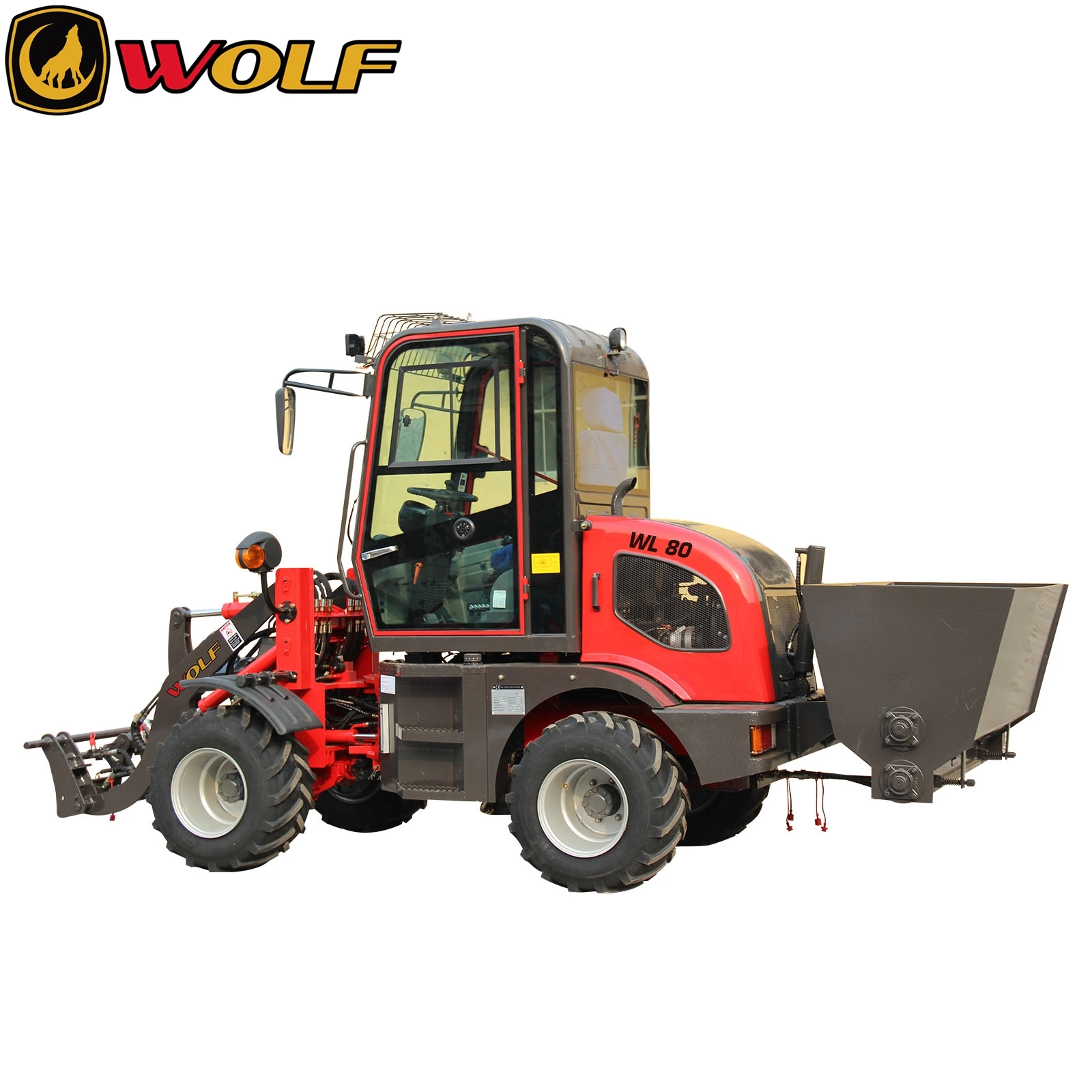 New Model Powerful Zl08 with Pallet Fork Loader