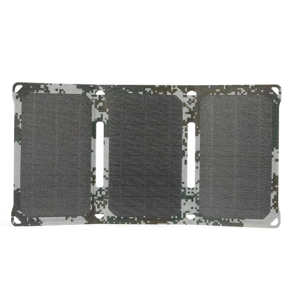 Mono Crystalline Solar USB Portable Mobile Phone Battery Power Bank Foldable Panel Charger Power