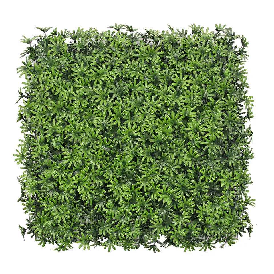 Wholesale Decorative Green Artificial Plant Wall Boxwood Hedge for Green Outdoor Wall