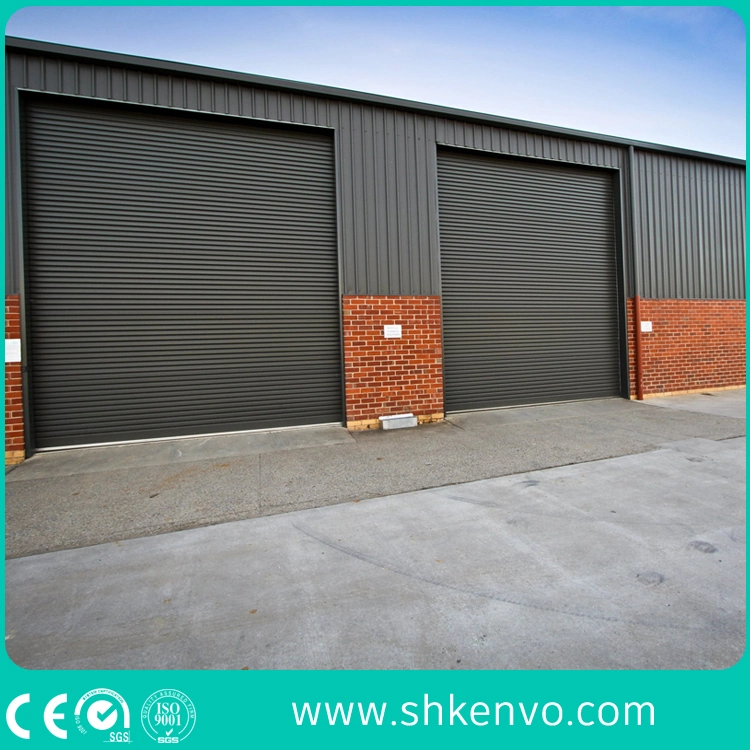 Industrial Automatic Overhead Stainless Steel Rolling Shutter Door for Warehouse