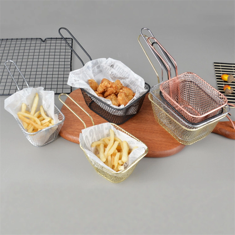 Food Grade Steel French Fry Chip Basket Kitchen Tool