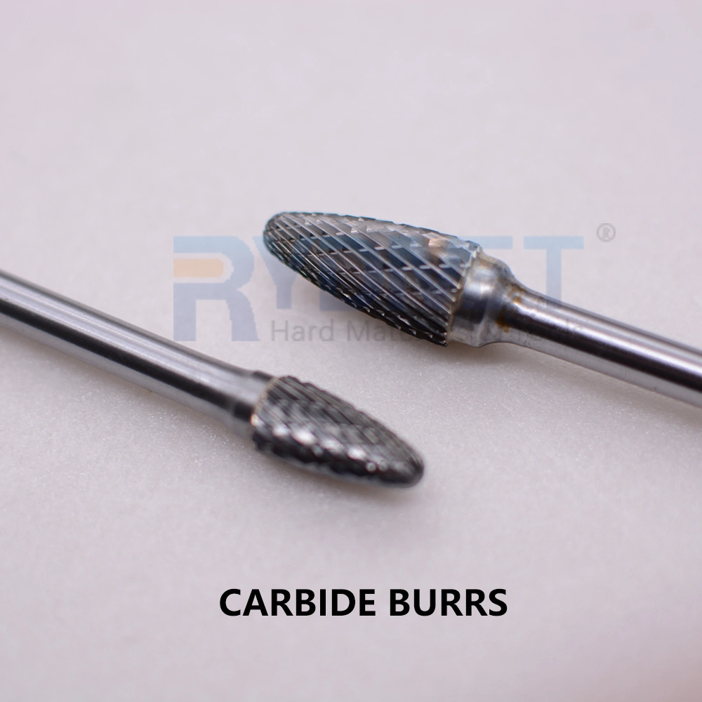 Type B Tungsten Carbide Burrs Cylinder with End Cut